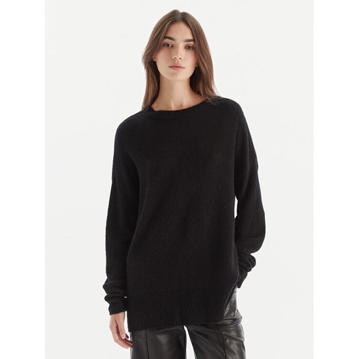 Patrizia Pepe Sweter 2K0326 K293 Czarny Regular Fit ze sklepu MODIVO w kategorii Swetry damskie - zdjęcie 186294824