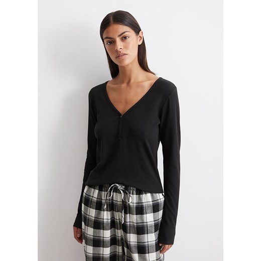Marc O´Polo Bodywear Koszulka w kolorze czarnym ze sklepu Limango Polska w kategorii Bluzki damskie - zdjęcie 186296603