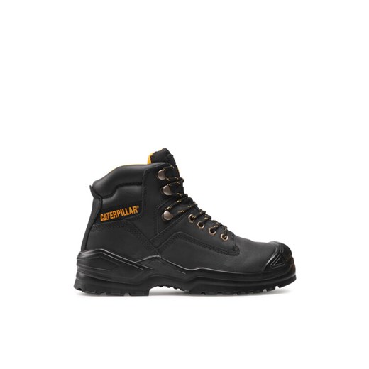 Trapery CAT Footwear Striver Bump St S3 P724913 Czarny ze sklepu eobuwie.pl w kategorii Buty zimowe męskie - zdjęcie 186296724