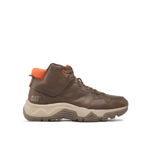 Trzewiki CAT Footwear Detours Mid P725421 Brązowy ze sklepu eobuwie.pl w kategorii Buty zimowe męskie - zdjęcie 186296852
