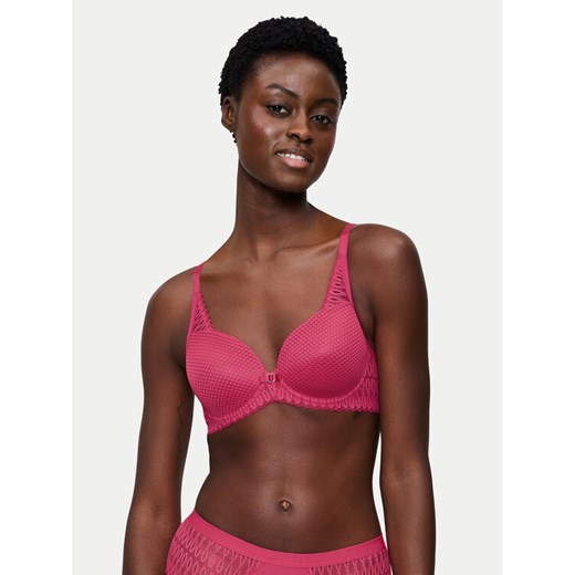 Triumph Biustonosz z fiszbiną Aura Spotlight 10216459 Różowy ze sklepu MODIVO w kategorii Biustonosze - zdjęcie 186297882