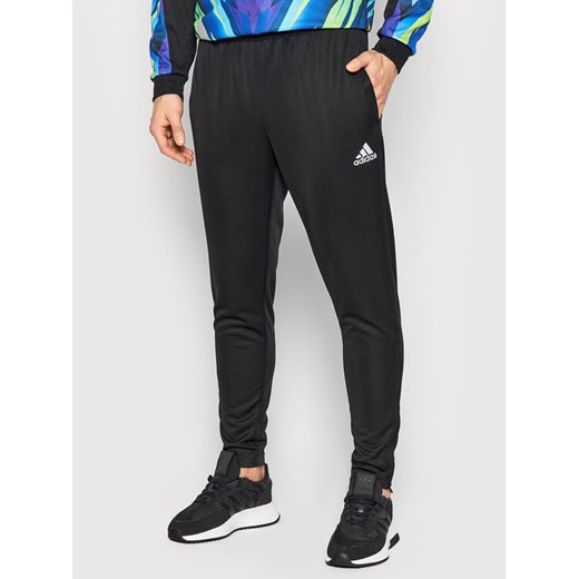 adidas Spodnie dresowe Entrada 22 Training HC0332 Czarny Regular Fit ze sklepu MODIVO w kategorii Spodnie męskie - zdjęcie 186297931