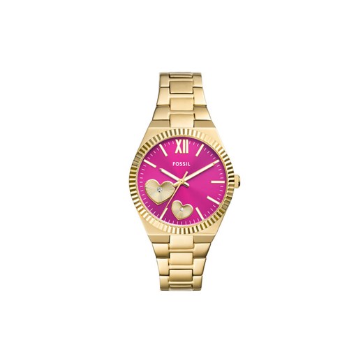 Fossil Zegarek Scarlette ES5325 Złoty ze sklepu MODIVO w kategorii Zegarki - zdjęcie 186297994