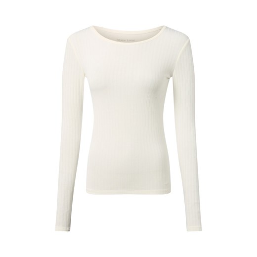 Marie Lund Damska koszulka z długim rękawem Kobiety wiskoza écru jednolity ze sklepu vangraaf w kategorii Bluzki damskie - zdjęcie 186299553