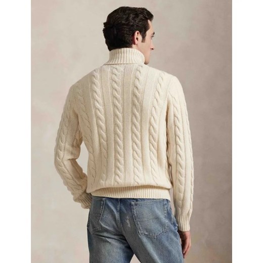 POLO RALPH LAUREN Wełniany golf | Regular Fit | z dodatkiem kaszmiru ze sklepu Gomez Fashion Store w kategorii Swetry męskie - zdjęcie 186300541