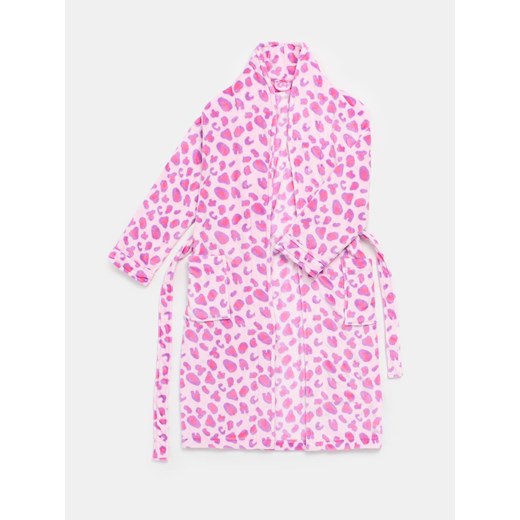 Sinsay - Zestaw: Szlafrok, ręcznik i ręcznik do włosów - różowy Sinsay One Size Sinsay
