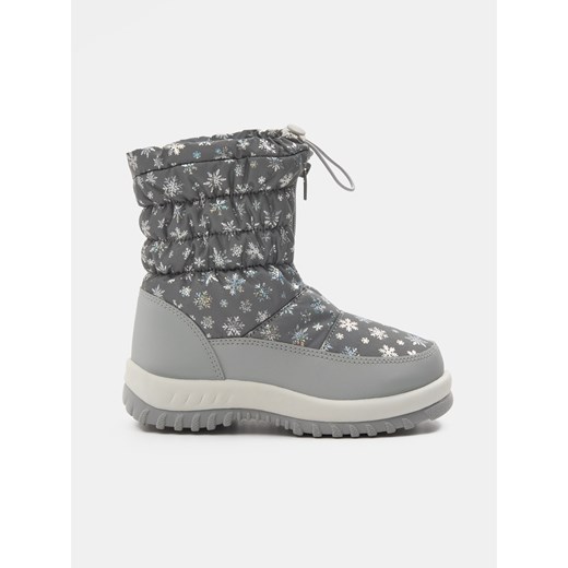 Sinsay - Ocieplane śniegowce z elastycznym ściągaczem i holograficznym printem Sinsay 31 Sinsay