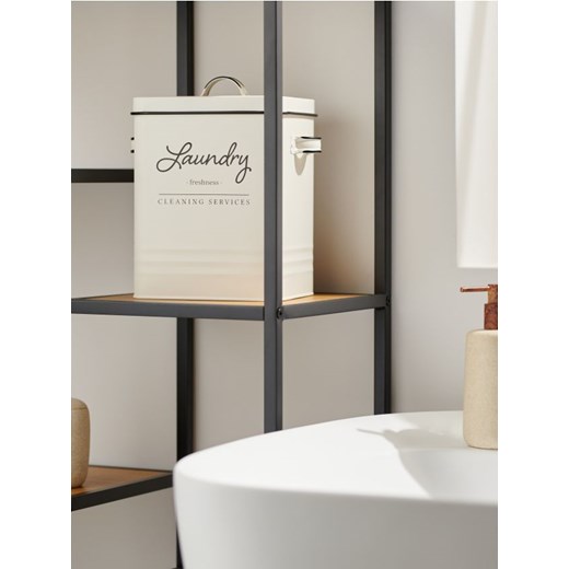 Sinsay - Pojemnik do przechowywania - kremowy ze sklepu Sinsay w kategorii Pojemniki kuchenne - zdjęcie 186303982