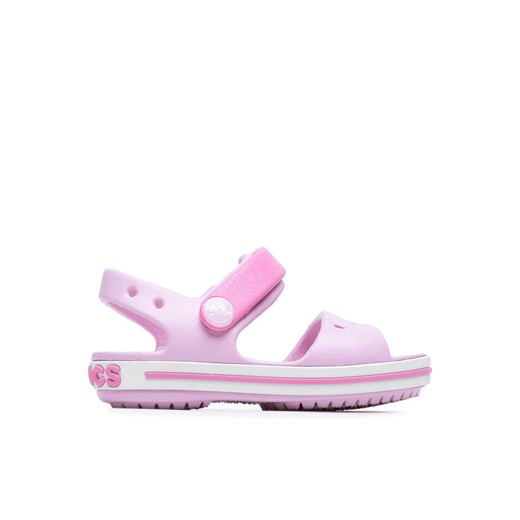 Sandały Crocs Crocband Sandal Kids 12856 Różowy ze sklepu eobuwie.pl w kategorii Buciki niemowlęce - zdjęcie 186304194