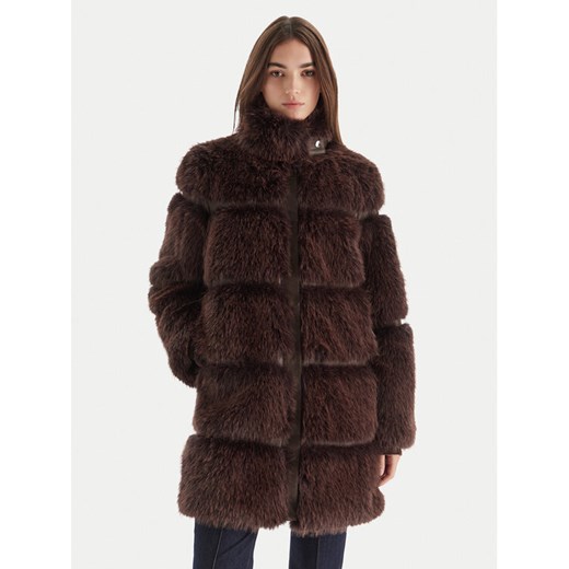Patrizia Pepe Futro 2O0175 E077 B857 Brązowy Regular Fit ze sklepu MODIVO w kategorii Futra damskie - zdjęcie 186304361