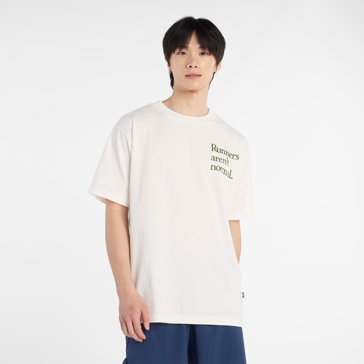 Koszulka męska New Balance MT53921SST – biała ze sklepu New Balance Poland w kategorii T-shirty męskie - zdjęcie 186305114