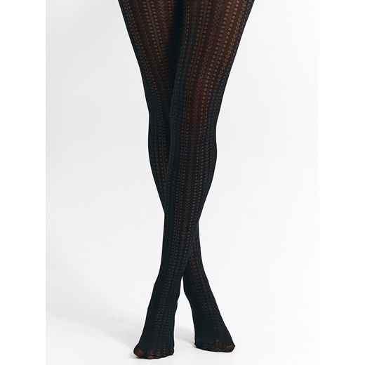 GATE Wzorzyste pończochy nylonowe 40 den S/M ze sklepu gateshop w kategorii Rajstopy - zdjęcie 186305870