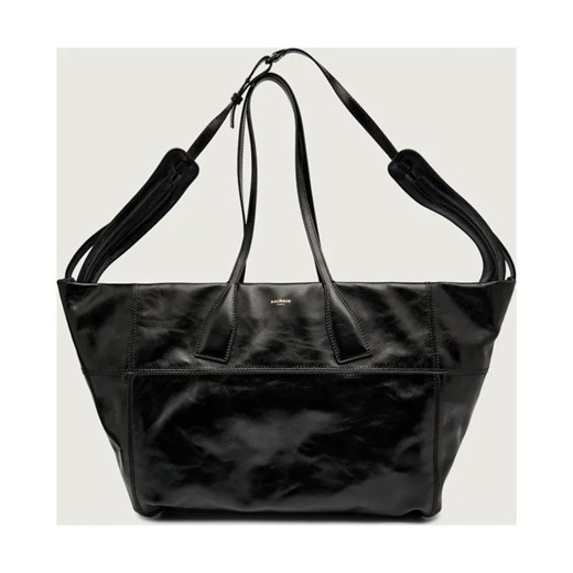 Balmain Skórzana shopperka TRACK ZIP ze sklepu Gomez Fashion Store w kategorii Torby Shopper bag - zdjęcie 186306062