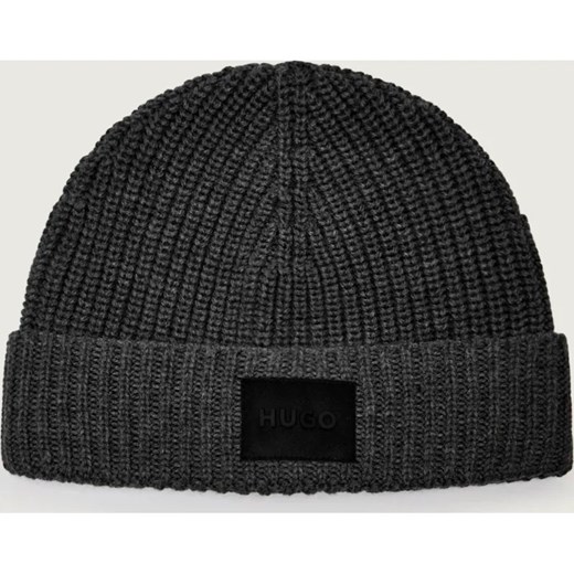 HUGO Szal + czapka Zago | z dodatkiem wełny ze sklepu Gomez Fashion Store w kategorii Szaliki męskie - zdjęcie 186306144