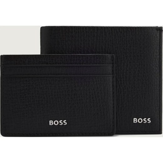 BOSS BLACK Skórzany portfel + etui na karty GBBM ze sklepu Gomez Fashion Store w kategorii Etui - zdjęcie 186306152