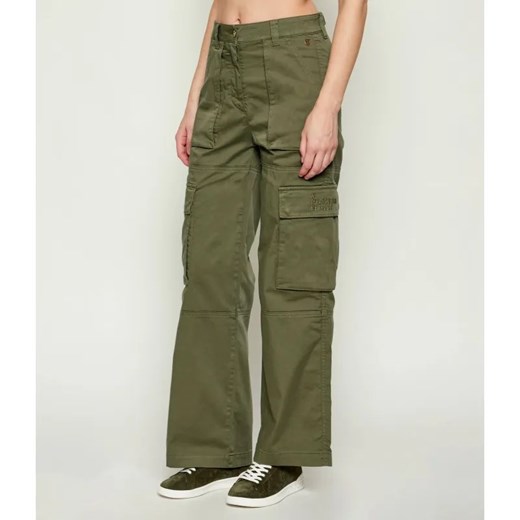 Aeronautica Militare Spodnie cargo | Regular Fit ze sklepu Gomez Fashion Store w kategorii Spodnie damskie - zdjęcie 186307604