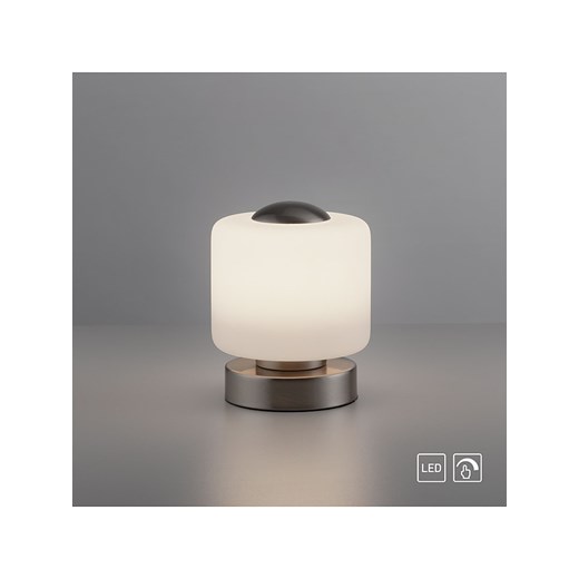 Paul Neuhaus Lampa stołowa LED &quot;Bota&quot; w kolorze srebrno-kremowym - 12 x 15 x 12 cm ze sklepu Limango Polska w kategorii Oświetlenie - zdjęcie 186308472