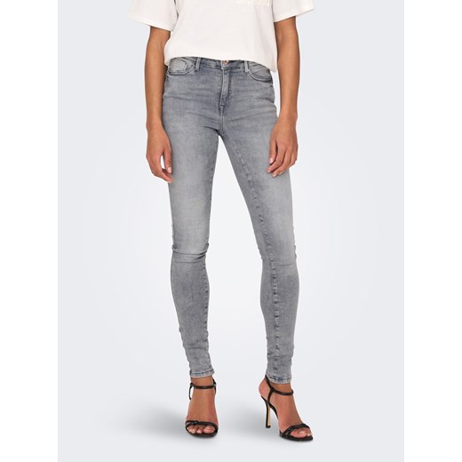 ONLY Dżinsy - Skinny fit - w kolorze szarym XL/L30 promocyjna cena Limango Polska