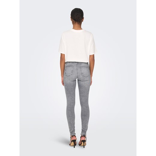 ONLY Dżinsy - Skinny fit - w kolorze szarym S/L30 wyprzedaż Limango Polska
