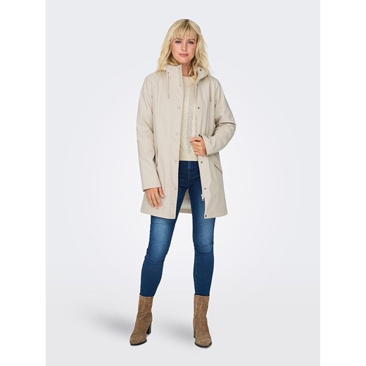 ONLY Płaszcz przeciwdeszczowy "ONLSALLY" w kolorze kremowym ze sklepu Limango Polska w kategorii Kurtki damskie - zdjęcie 186308602