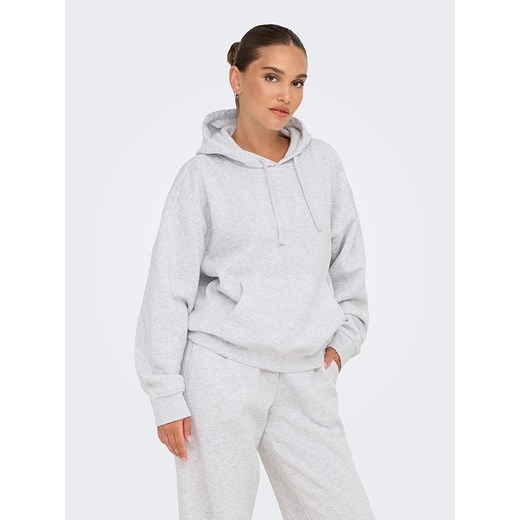 ONLY Bluza w kolorze jasnoszarym ze sklepu Limango Polska w kategorii Bluzy damskie - zdjęcie 186308914