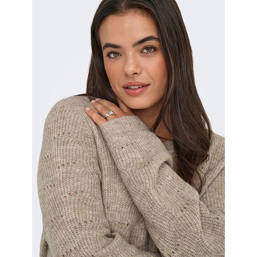 ONLY Sweter w kolorze szarobrązowym XL-54 okazja Limango Polska