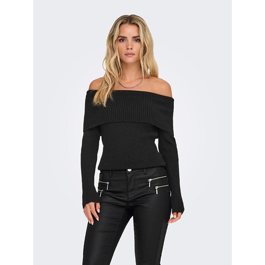 ONLY Sweter w kolorze czarnym ze sklepu Limango Polska w kategorii Swetry damskie - zdjęcie 186309020