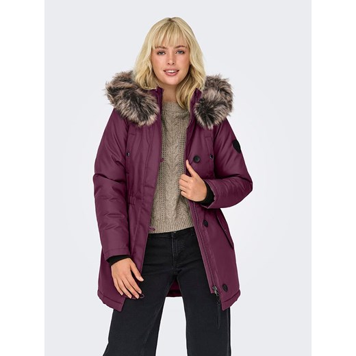 ONLY Parka w kolorze fioletowym ze sklepu Limango Polska w kategorii Kurtki damskie - zdjęcie 186309242