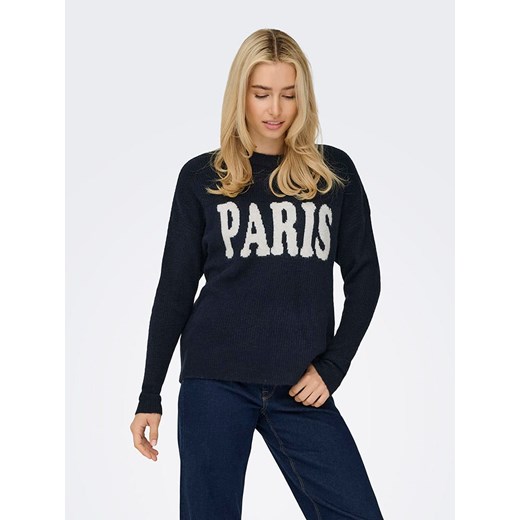 ONLY Sweter w kolorze granatowym M wyprzedaż Limango Polska