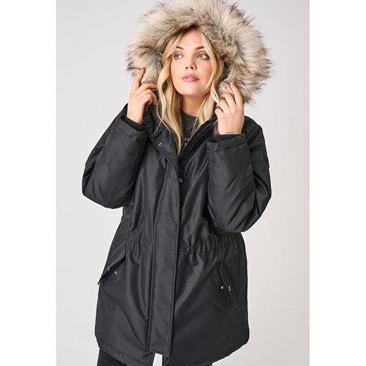 ONLY Carmakoma Parka w kolorze czarnym 50/52 Limango Polska okazyjna cena