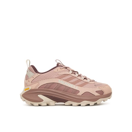 Sneakersy Merrell Moab Speed ​​​​2 GTX J038236 Różowy ze sklepu eobuwie.pl w kategorii Buty sportowe damskie - zdjęcie 186313630