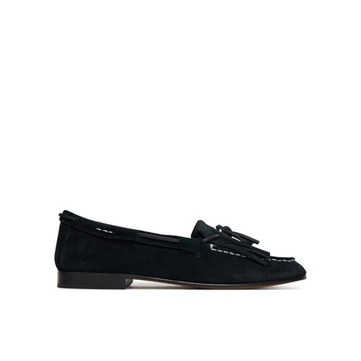 Loafersy Polo Ralph Lauren 818942648001 Czarny ze sklepu eobuwie.pl w kategorii Lordsy damskie - zdjęcie 186313664