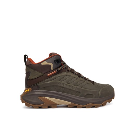 Trekkingi Merrell Moab Speed 2 Leather MID Waterproof J037781 Zielony ze sklepu eobuwie.pl w kategorii Buty trekkingowe męskie - zdjęcie 186313723