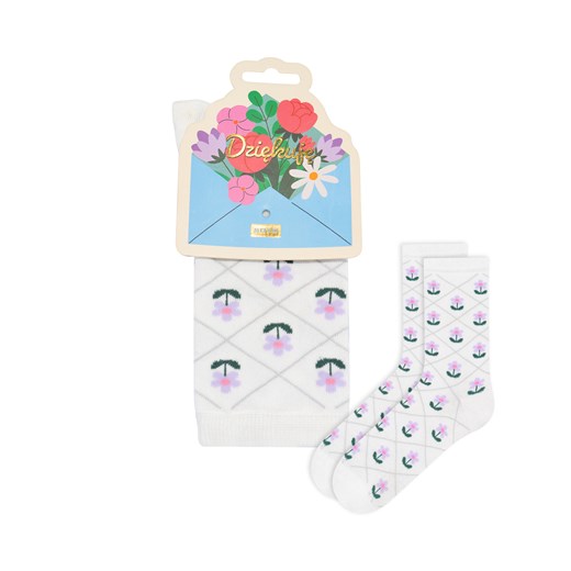 Skarpetki Dziękuję ze sklepu Sklep SOXO w kategorii Skarpetki damskie - zdjęcie 186314523