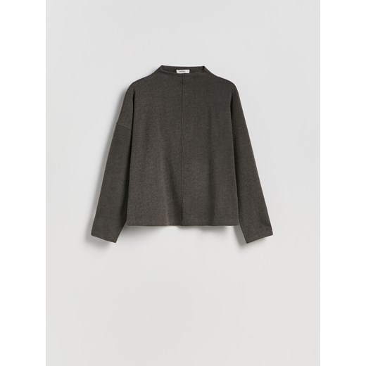 Reserved - Bluzka z przeszyciem - wielobarwny ze sklepu Reserved w kategorii Bluzki damskie - zdjęcie 186315680