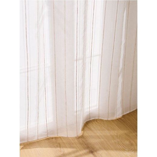 Sinsay - Firana na kołach w pionowe paski - biały Sinsay One Size Sinsay