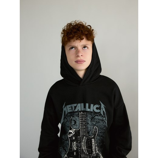 Reserved - Bluza z motywem Metallica - czarny Reserved 122 (6-7 lat) Reserved