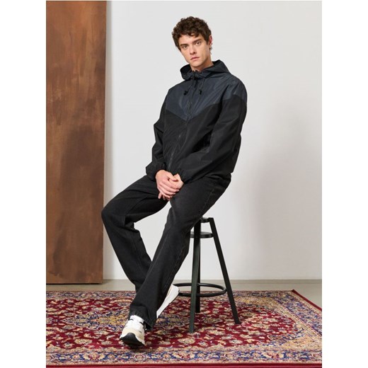 Sinsay - Kurtka z kapturem - czarny ze sklepu Sinsay w kategorii Kurtki męskie - zdjęcie 186317432