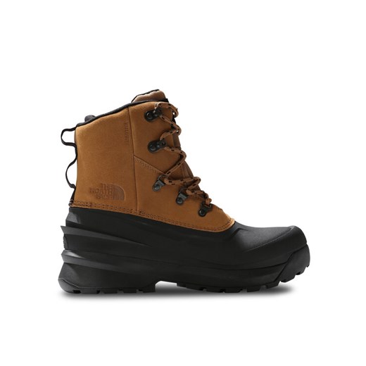 Śniegowce The North Face Chilkat V Lace Wp NF0A5LW3YW21 Brązowy ze sklepu eobuwie.pl w kategorii Buty zimowe męskie - zdjęcie 186317611