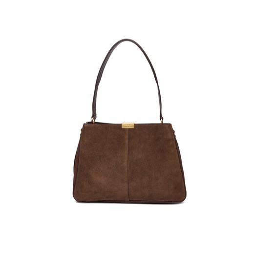 Torebka Tommy Hilfiger Casual Leather Shoulder Bag Sued AW0AW18201 Brązowy Tommy Hilfiger OS eobuwie.pl