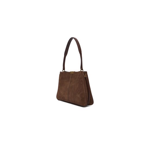 Torebka Tommy Hilfiger Casual Leather Shoulder Bag Sued AW0AW18201 Brązowy Tommy Hilfiger OS eobuwie.pl