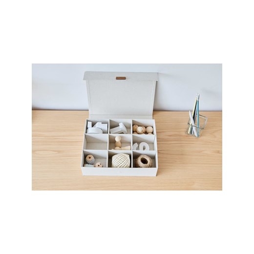 STORE IT Pudełko &quot;Premium&quot; w kolorze kremowym - 32 x 10,5 x 22 cm Store It onesize okazja Limango Polska