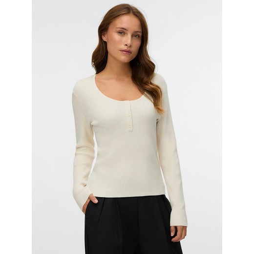 ONLY Sweter w kolorze kremowym L okazja Limango Polska