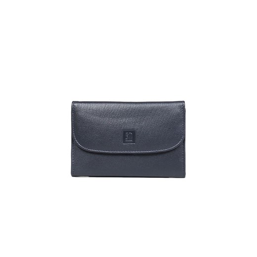 popielaty portfel skórzany damski z kolorowym wnętrzem ze sklepu Słoń Torbalski w kategorii Portfele damskie - zdjęcie 186319412
