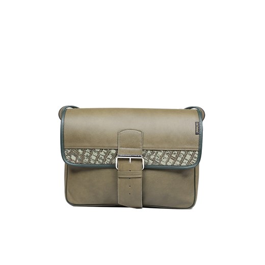 zielona torebka damska skórzana listonoszka na ramię  Student ze sklepu Słoń Torbalski w kategorii Torby męskie - zdjęcie 186319450