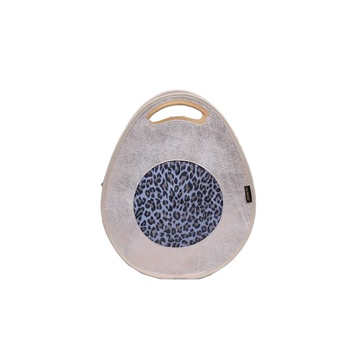 beżowa torebka damska skórzana z funkcją plecaka  Poly ze sklepu Słoń Torbalski w kategorii Torby Shopper bag - zdjęcie 186319461