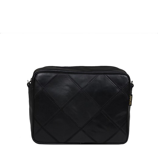 torebka damska skórzana na ramię czarna ze sklepu Słoń Torbalski w kategorii Listonoszki - zdjęcie 186319474