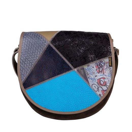 brązowa torebka damska skórzana listonoszka na ramię Zuza ze sklepu Słoń Torbalski w kategorii Listonoszki - zdjęcie 186319591