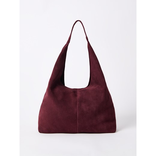 Mohito - Skórzana torebka - kasztanowy ze sklepu Mohito w kategorii Torby Shopper bag - zdjęcie 186319882