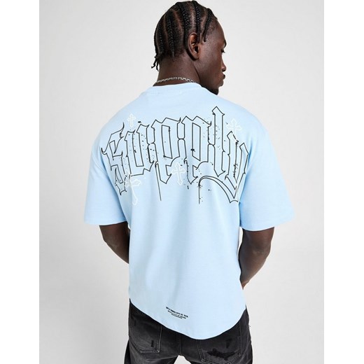SUPPLY&amp;DEMAND T-SHIRT VITO TEE BLU-CLN ze sklepu JD Sports  w kategorii T-shirty męskie - zdjęcie 186320541